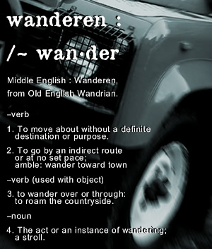 Wanderen : Explaining the word